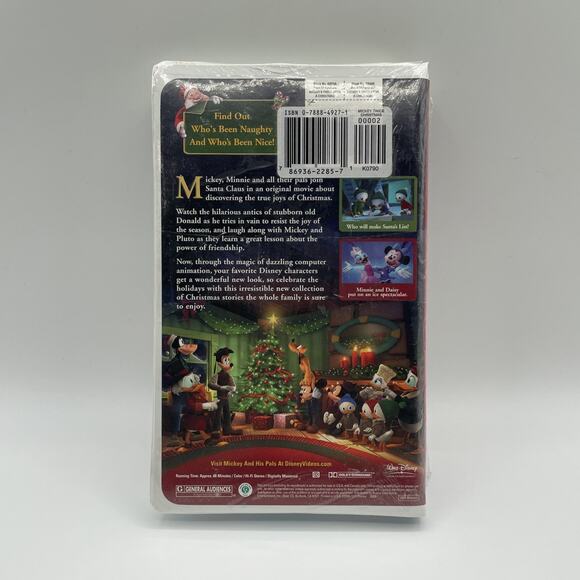 Mickey's Twice Upon A Christmas VHS Disney Clamshell 2004 Release - Picture 2 of 2